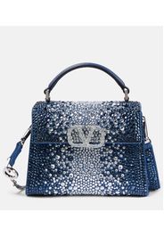 Verzierte Tote VSling Mini aus Denim