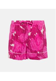 Bedruckte Shorts aus Seide