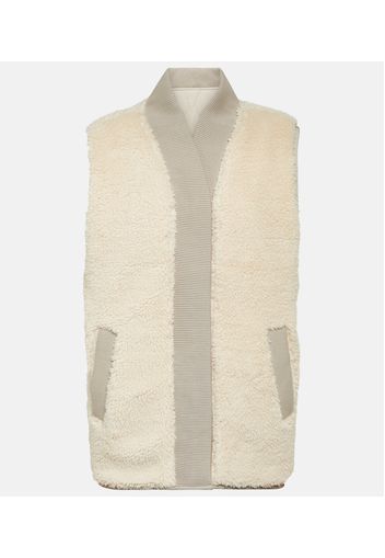 Weste Covey aus Faux Shearling