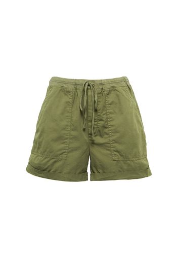 Mid-Rise Shorts Tenley aus Baumwolle