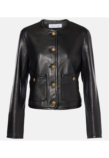 Cropped-Lederjacke Andrea