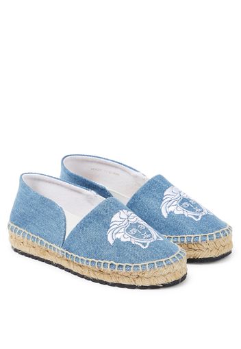 Espadrilles Medusa aus Denim