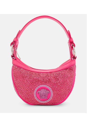 Verzierte Schultertasche Crystal Repeat Mini