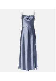 Slipdress aus Satin und Organza