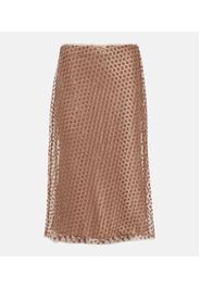 Slipskirt mit Pailletten