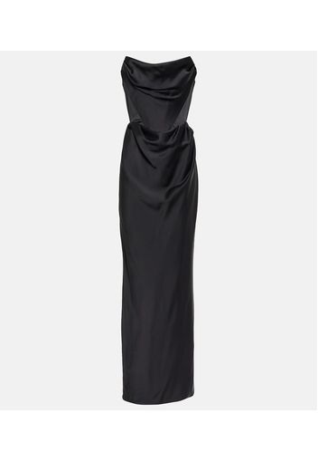 Robe aus Satin