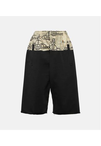 Shorts Kung Fu aus Baumwolle