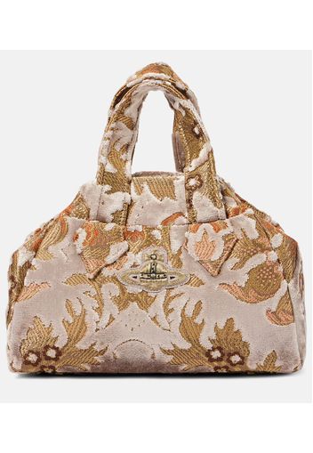 Tote Yasmine Medium aus Samt-Jacquard