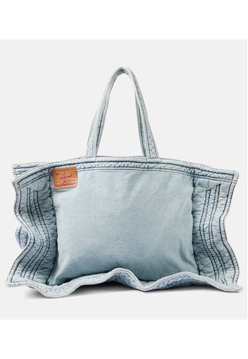 Tote Wire Cabas Maxi aus Denim