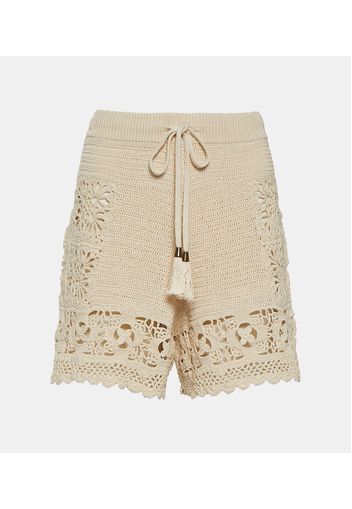 Shorts Chintz aus Häkelstrick