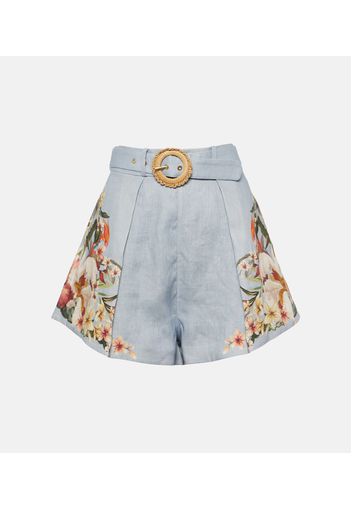 High-Rise Shorts Lexi aus Leinen