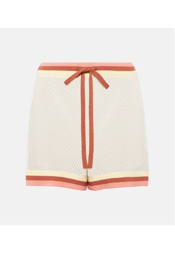 High-Rise Shorts Golden