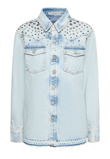 Denimjacke Mit Nieten