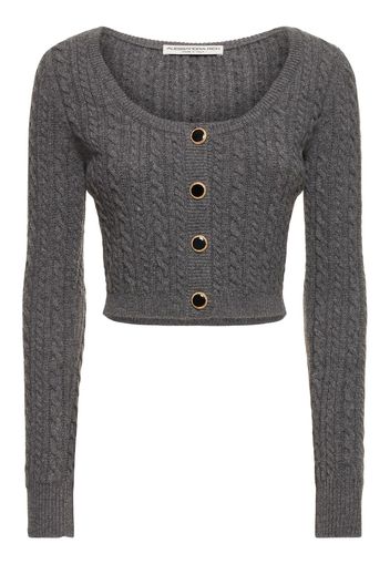 Cardigan Aus Wollstrick