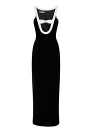 Velvet Viscose Evening Dress