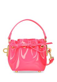 Mini Patent Leather Fluo Top Handle Bag