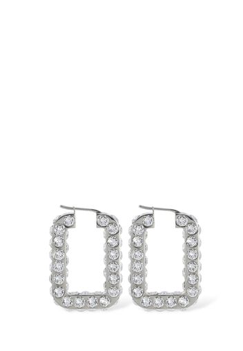 Charlotte Crystal Hoop Earrings