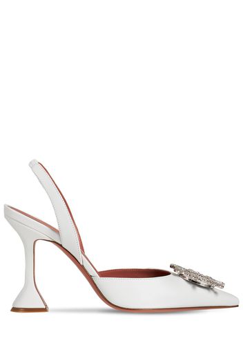 95mm Hohe Slingback-pumps Aus Leder „begum“