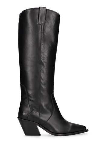 70mm Hohe Lederstiefel „tania“