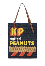 Raffia-tragetasche „kp Peanuts“