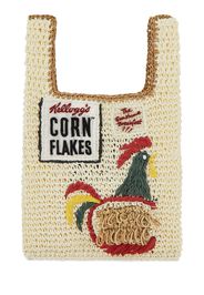 Mini Raffia-tote „cornflakes“