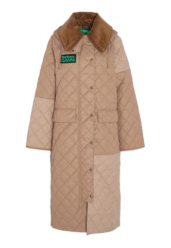 Gesteppte Jacke „burghley Barbour X Ganni“