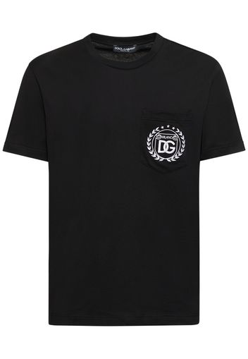 T-shirt Aus Baumwolle Mit Logo