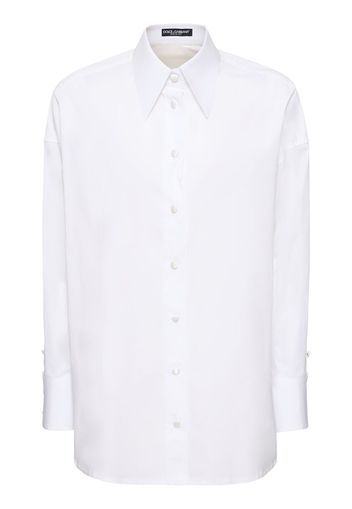 Stretch Cotton Poplin Shirt