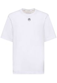 T-shirt Aus Bio-baumwolljersey Mit Logo