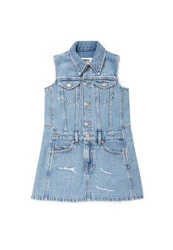 Washed Cotton Denim Dress