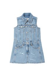 Washed Cotton Denim Dress