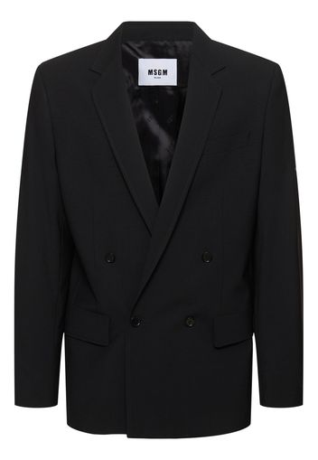 Leichter Blazer Aus Wollmischgewebe