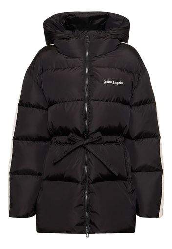 Belted Nylon Down Jacket