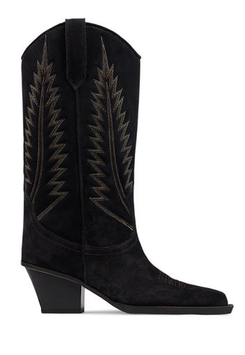 60mm Hohe Wildlederstiefel „rosario“