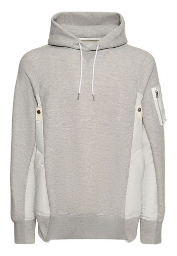 Cotton Blend Hoodie