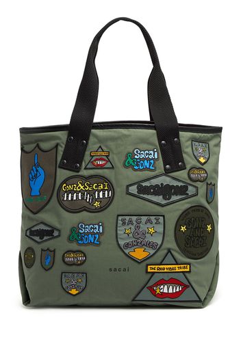 Tote „sacai Gonz X Large Multi-patch“