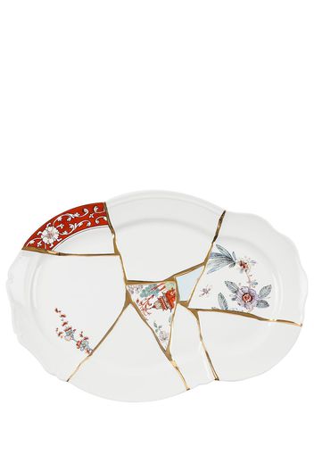 Tablett Aus Porzellan "kintsugi"