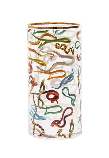 Mittelgroße, Zylindrische Vase „snakes“