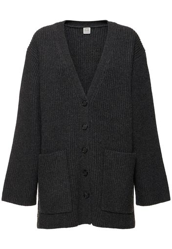 Ribbed Wool Cardigan