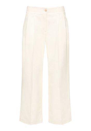 Relaxed Twill Cotton Pants