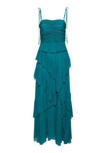 Aveline Silk Long Gown