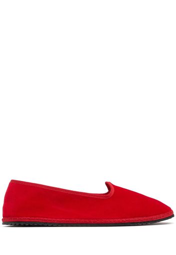 10mm Hohe Samtloafer „rosso“