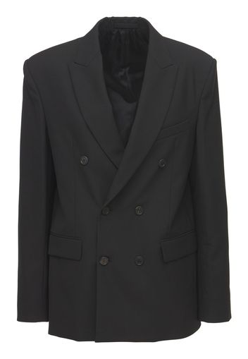 Zweireihiger Blazer Aus Wolle