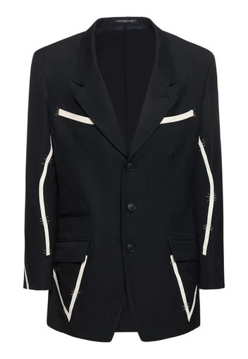 Blazer Aus Wollgabardine