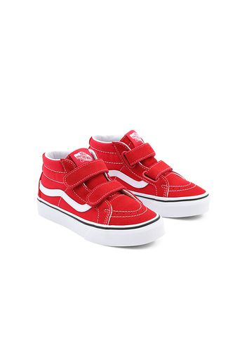 VANS Kinder Sk8-mid Reissue Velcro Schuhe (4-8 Jahre) (racing Red/true White) Kinder Rot, Größe 31.5