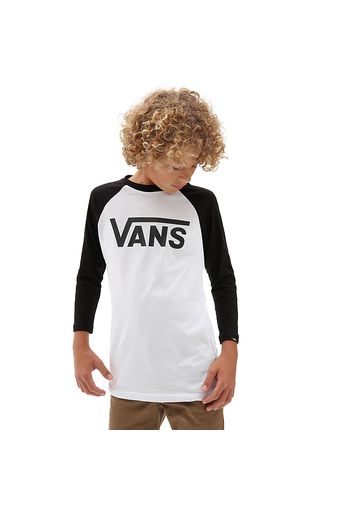 VANS Kinder  Classic Raglanshirt (8-14+ Jahre) (white-black) Boys Weiß, Größe L