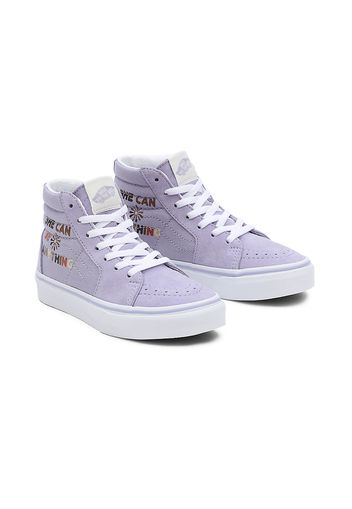 VANS Kinder Divine Energy Sk8-hi Schuhe (4-8 Jahre) ((divine) Languid Lavender/true White) Kinder , Größe 31.5