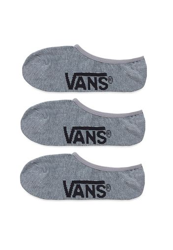 VANS Classic Super No Show Socken (3 Paar) (heather Grey) Herren Grau, One Size