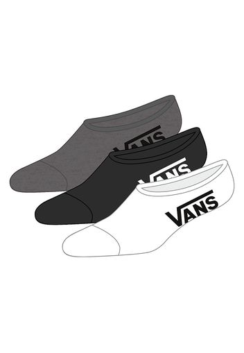 VANS Classic Super No Show 42,5-47 (3 Paar) (black Assorted) Herren Schwarz, One Size