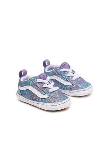 VANS Kleinkinder Ombre Glitter Old Skool Crib Schuhe (0-1 Jahr) ((ombre Glitter) Multi/true White) Infant Violett, Größe 16